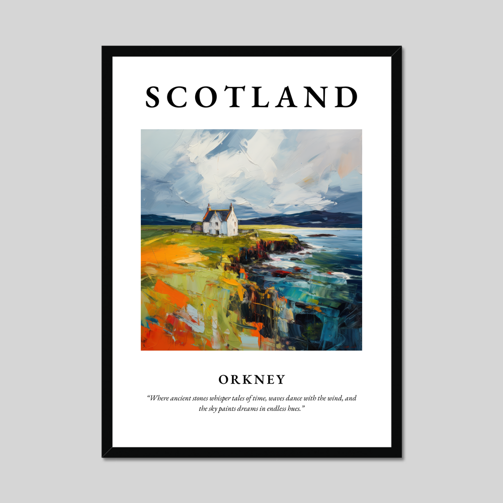 Poster of Orkney, Scotland.