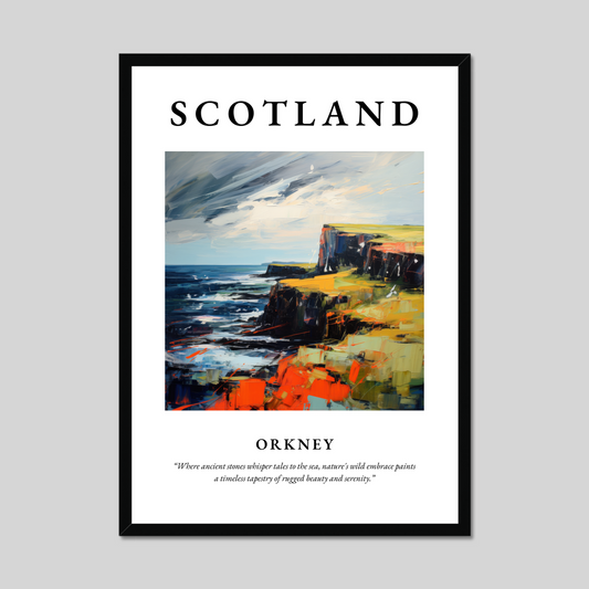 Poster of Orkney, Scotland.