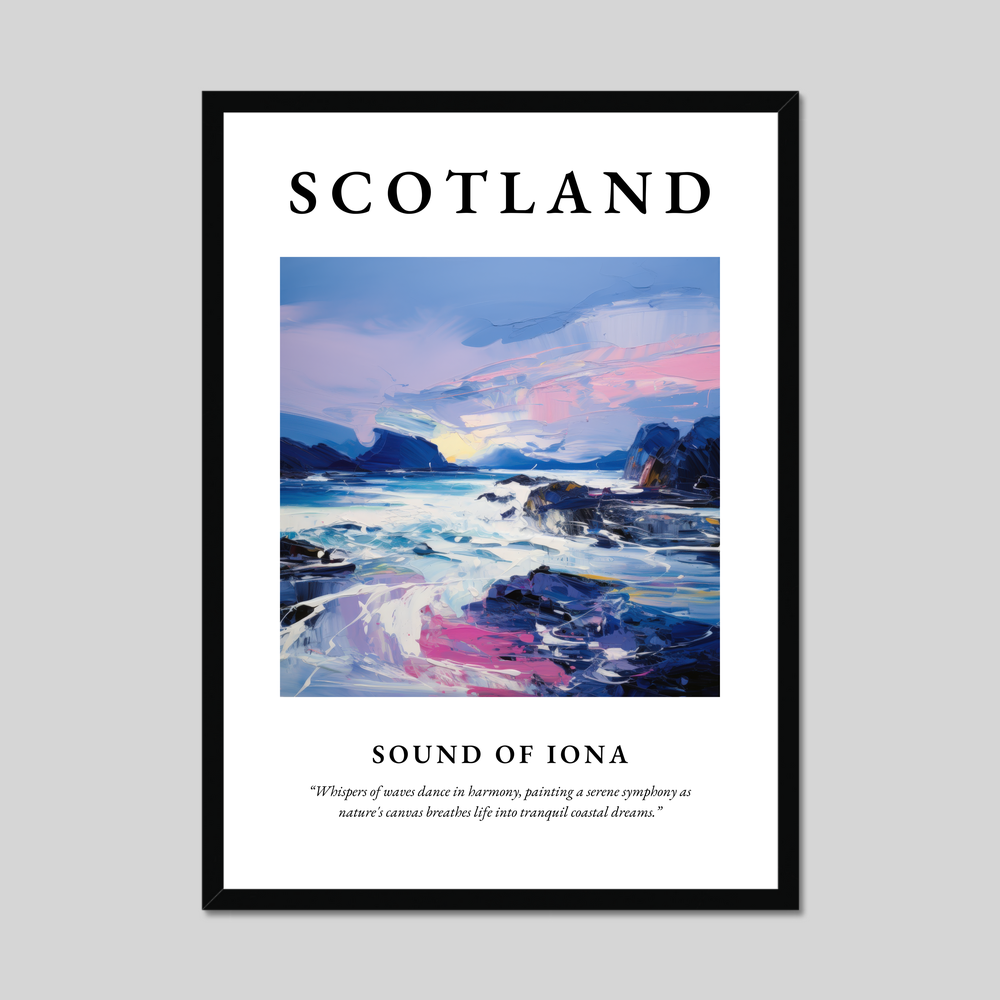 Poster of Sound of Iona, Scotland.