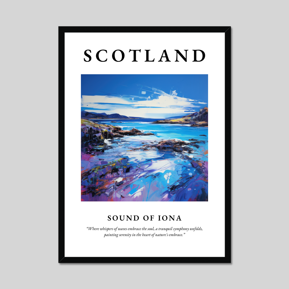 Poster of Sound of Iona, Scotland.