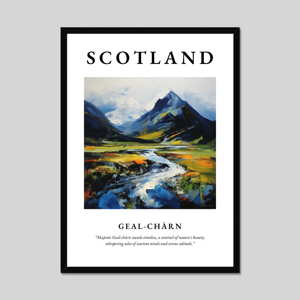 Poster of Geal-chàrn, Scotland.