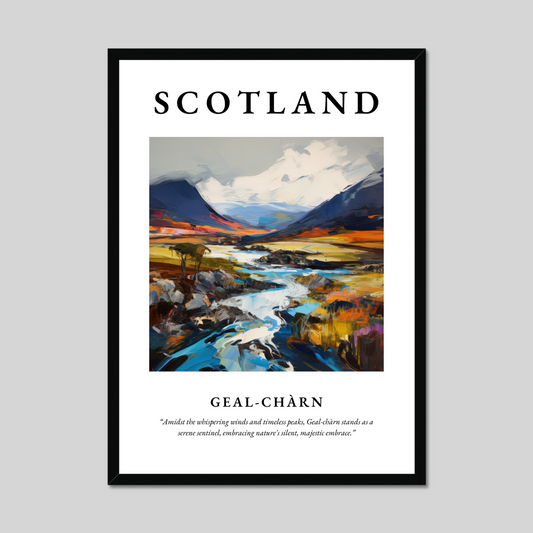 Poster of Geal-chàrn, Scotland.