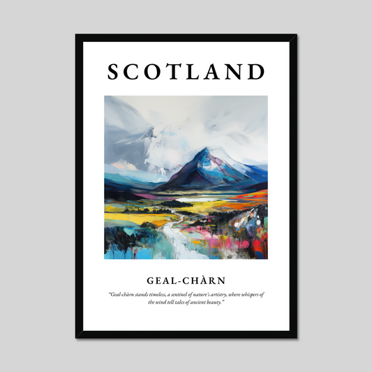 Poster of Geal-chàrn, Scotland.