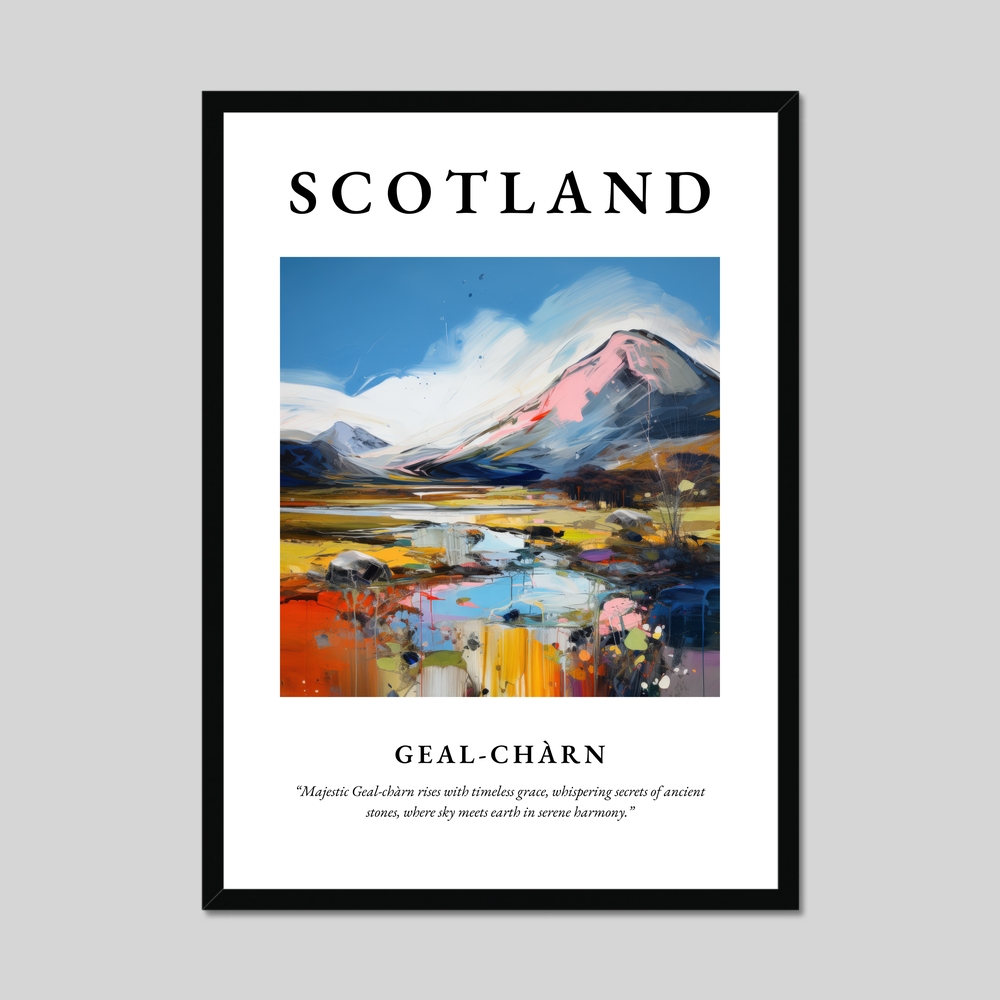 Poster of Geal-chàrn, Scotland.