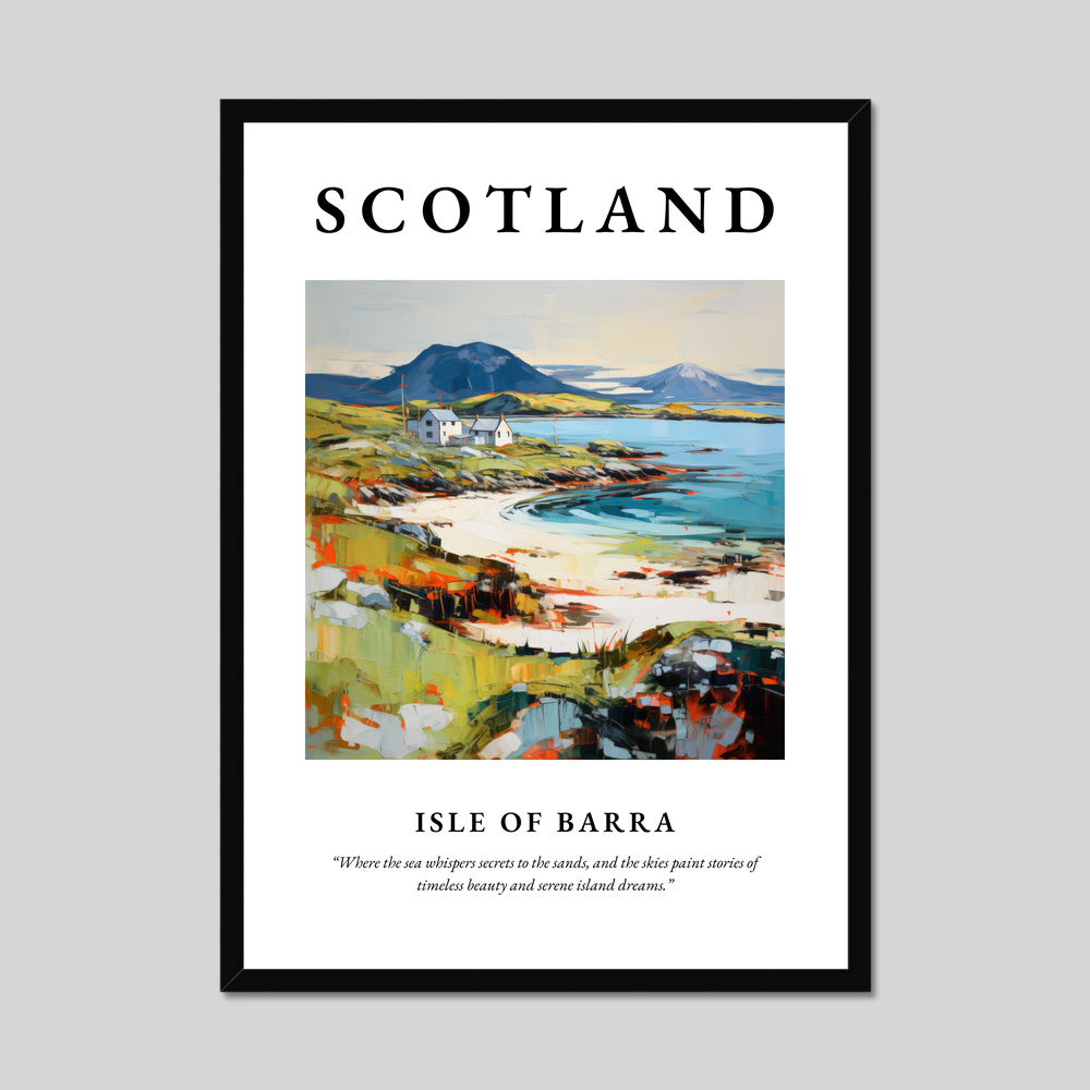 Poster of Isle of Barra, Scotland.