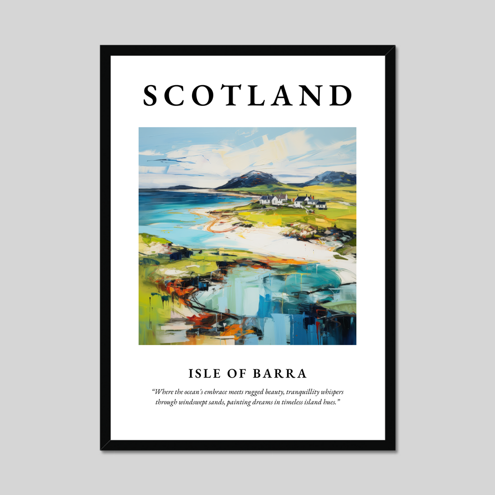 Poster of Isle of Barra, Scotland.