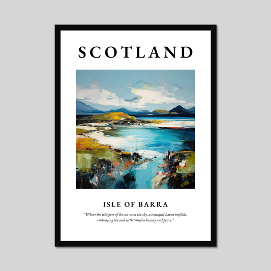 Poster of Isle of Barra, Scotland.