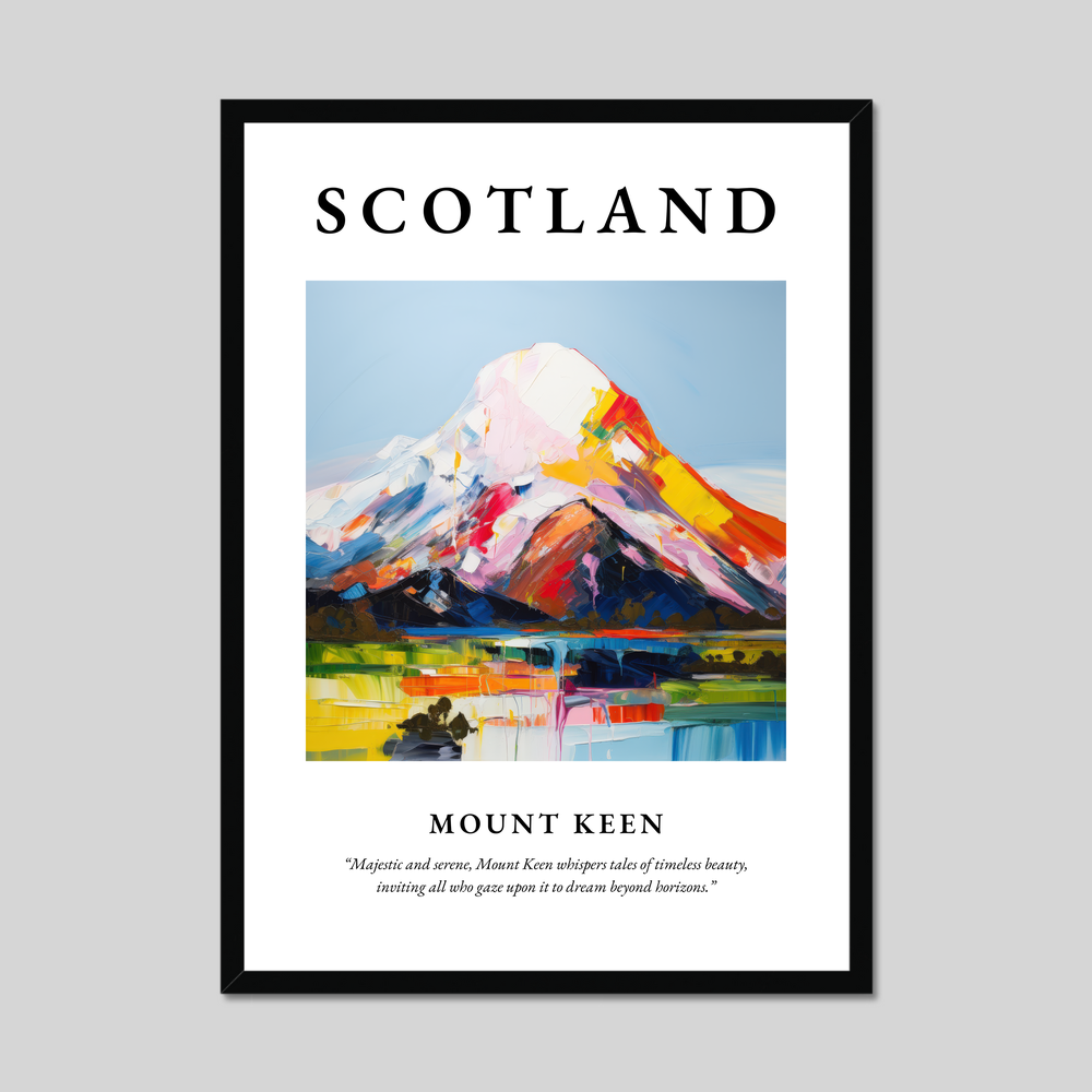 Poster of Mount Keen, Scotland.