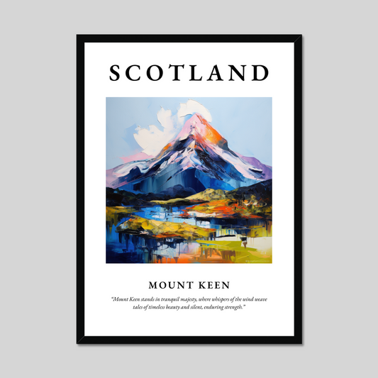 Poster of Mount Keen, Scotland.