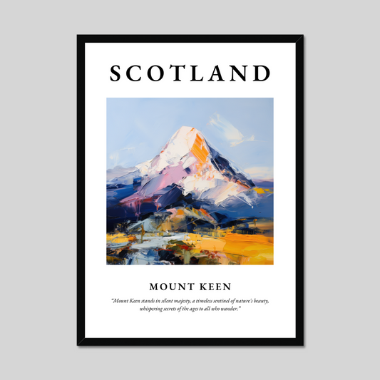 Poster of Mount Keen, Scotland.