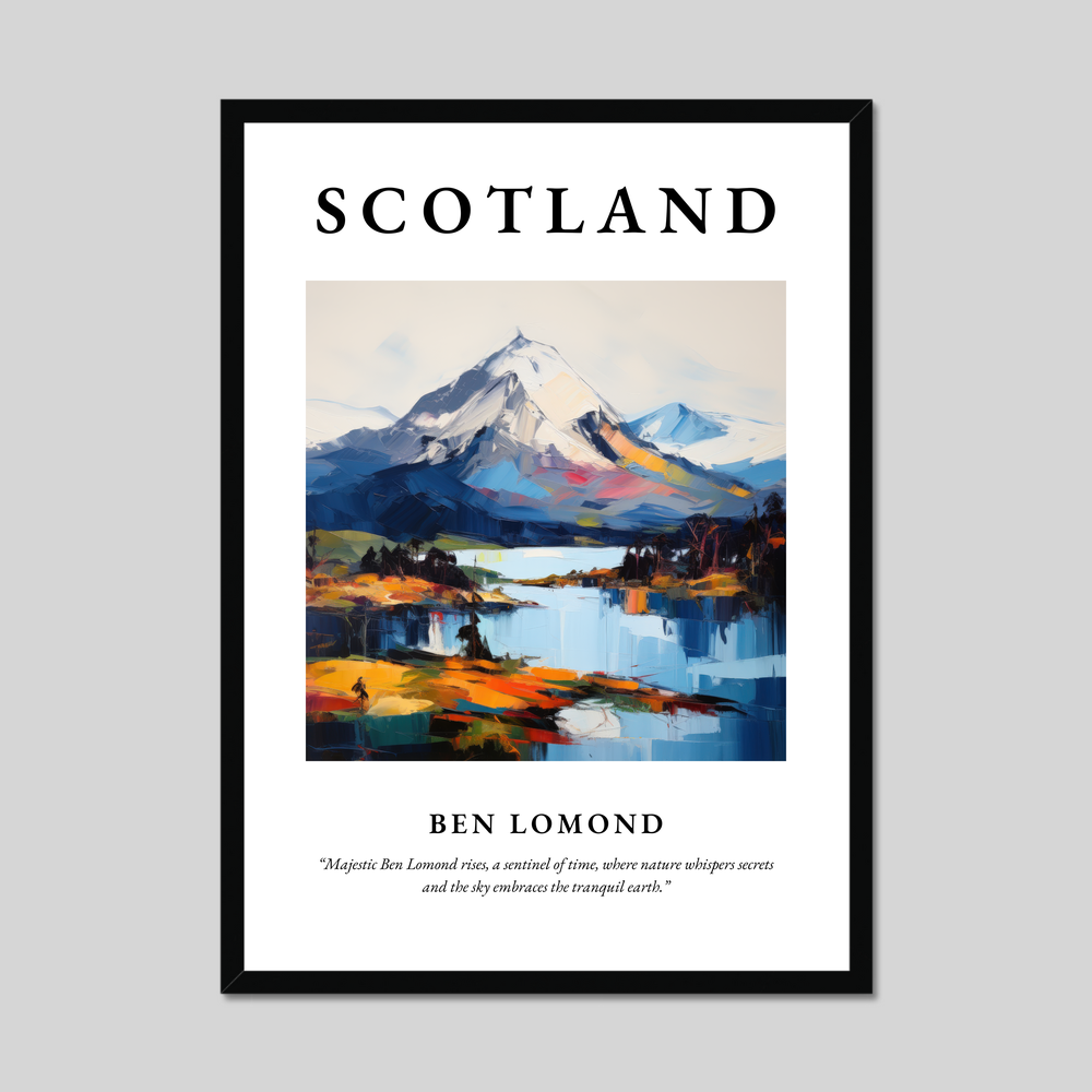 Poster of Ben Lomond, Scotland.