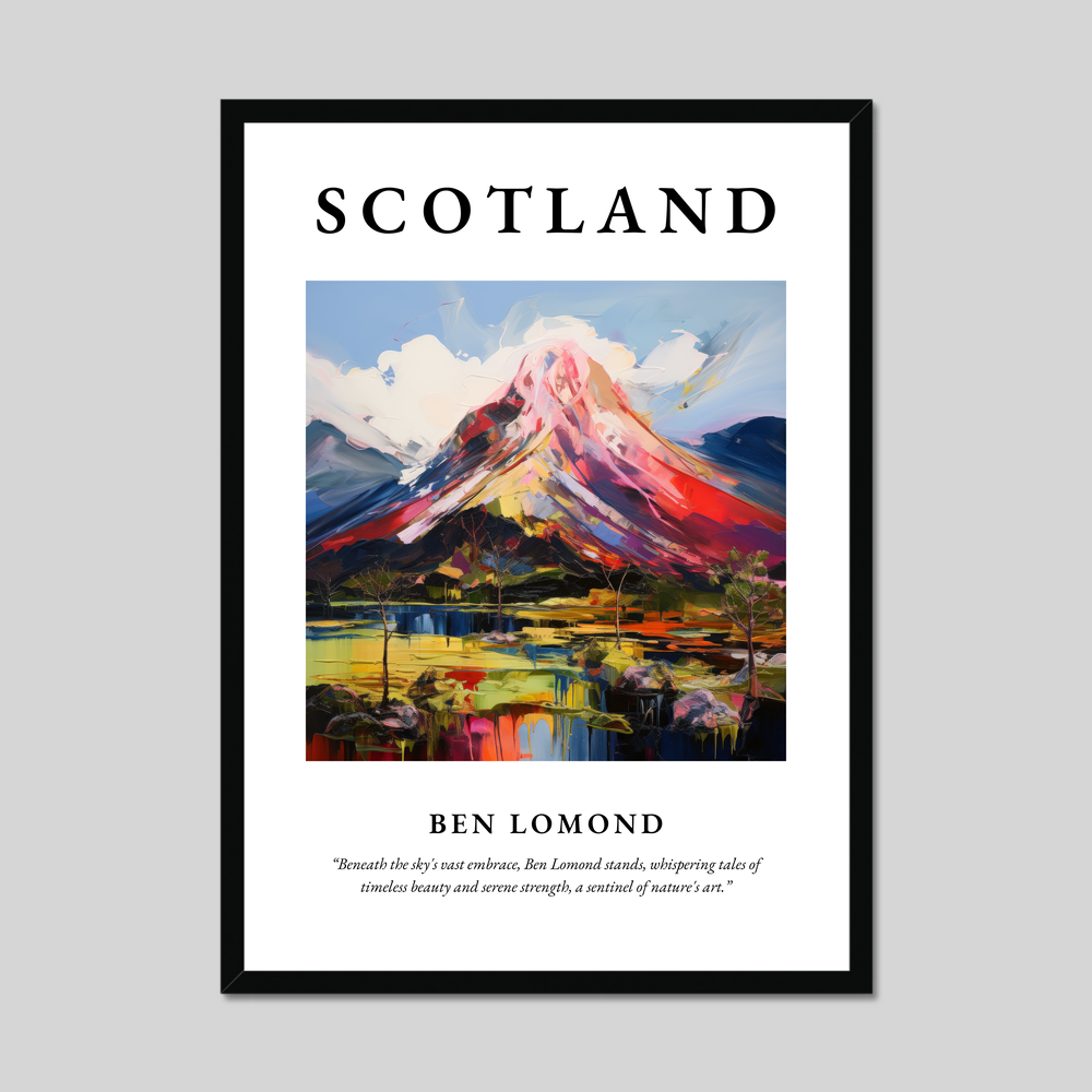 Poster of Ben Lomond, Scotland.