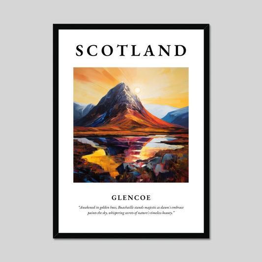 Poster of Glencoe, Scotland.