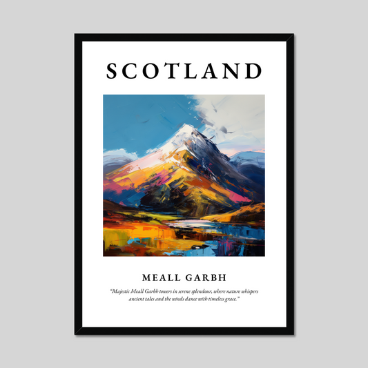 Poster of Meall Garbh, Scotland.