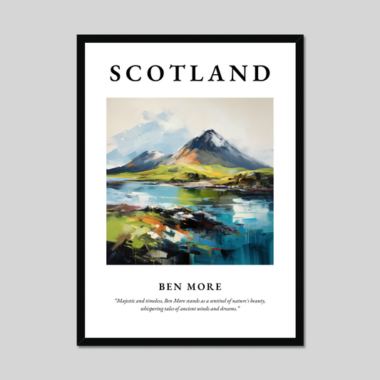 Poster of Ben More, Scotland.