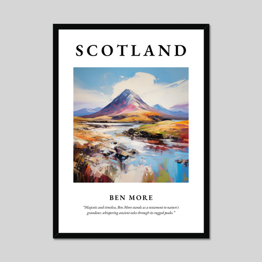 Poster of Ben More, Scotland.