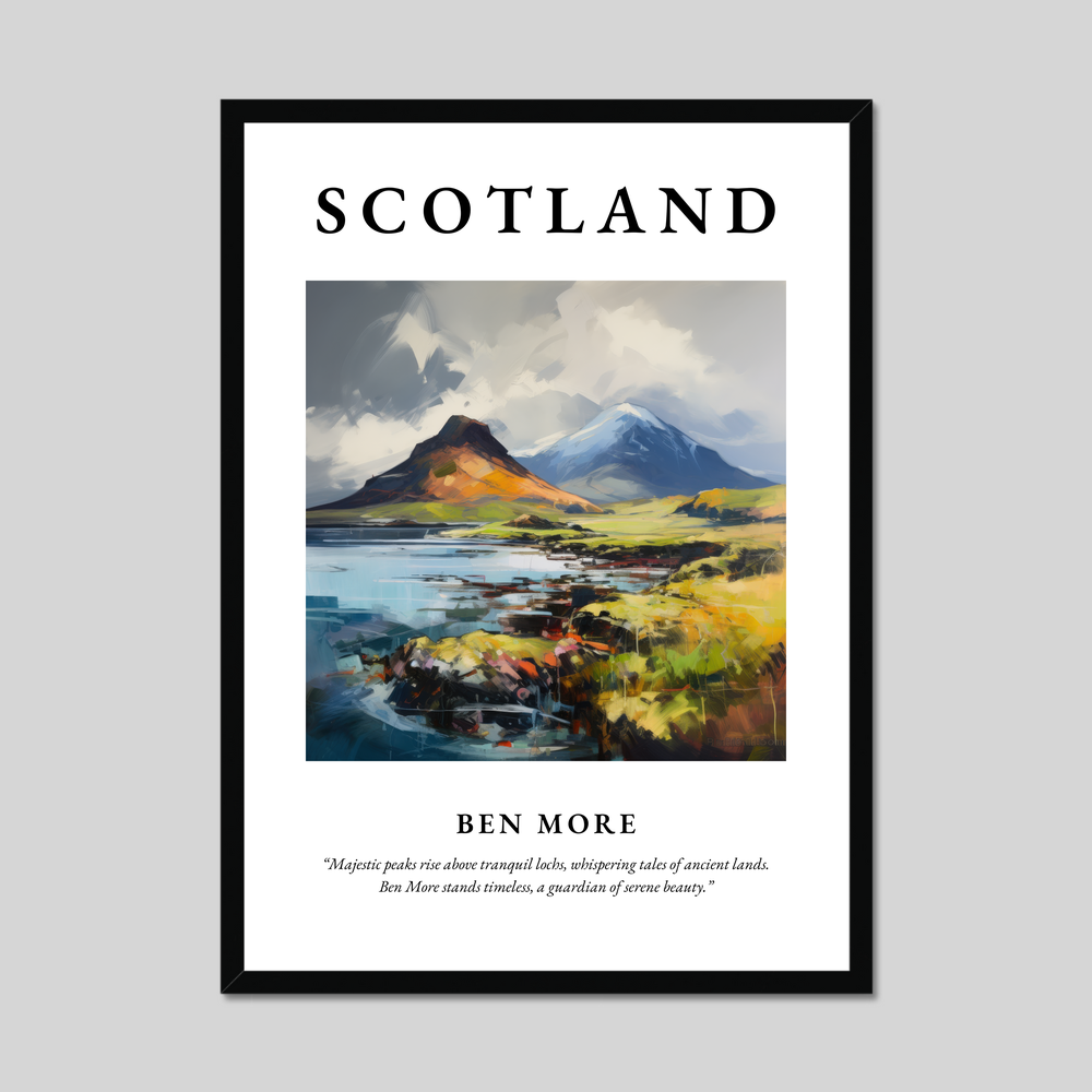 Poster of Ben More, Scotland.