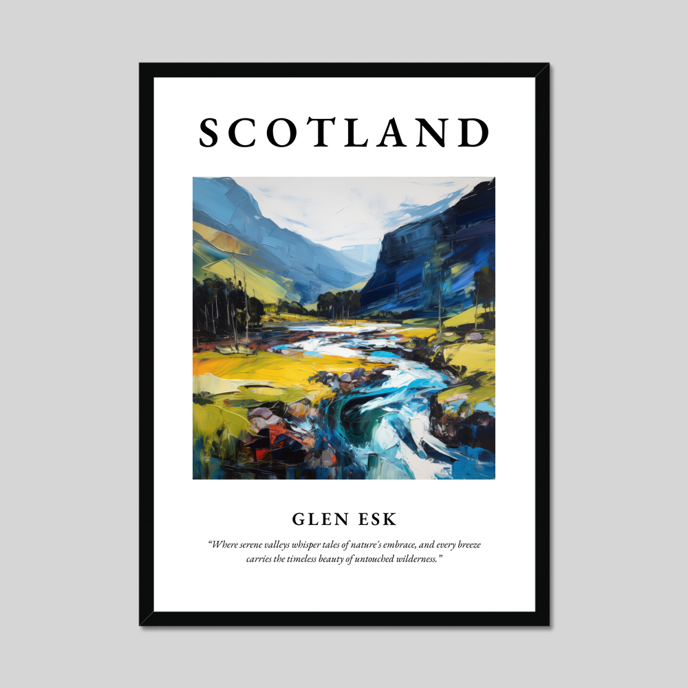 Poster of Glen Esk, Scotland.