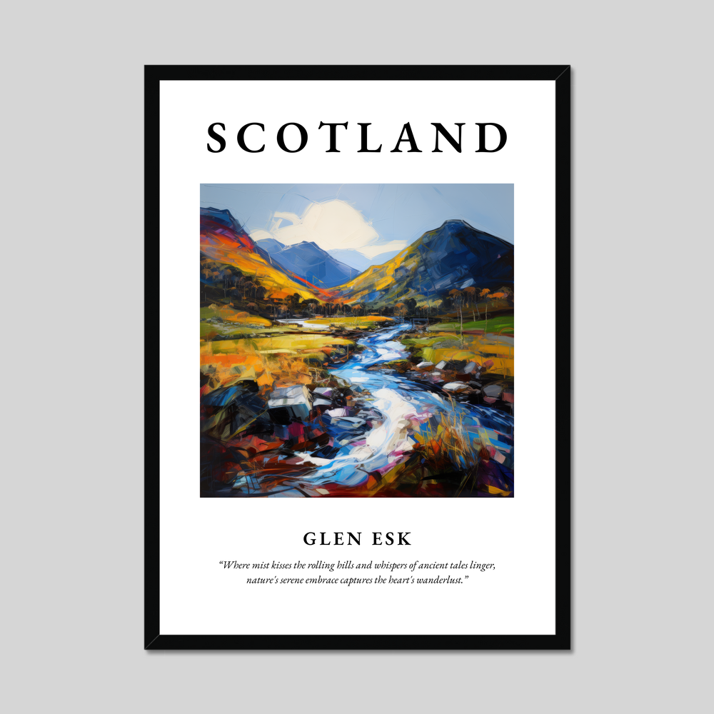 Poster of Glen Esk, Scotland.