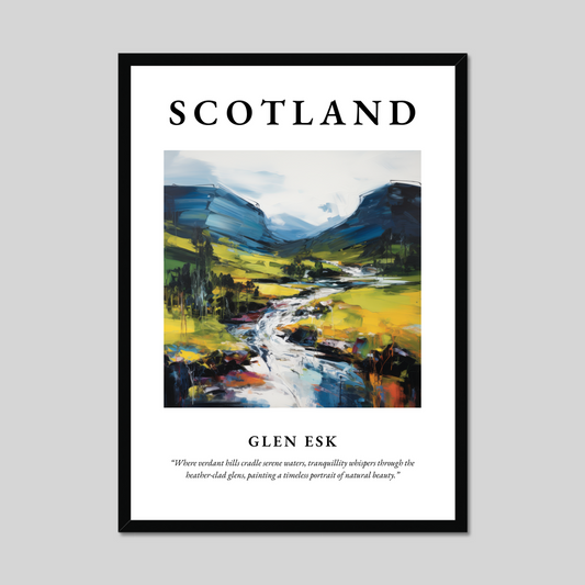 Poster of Glen Esk, Scotland.