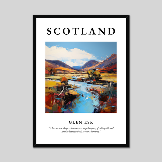 Poster of Glen Esk, Scotland.