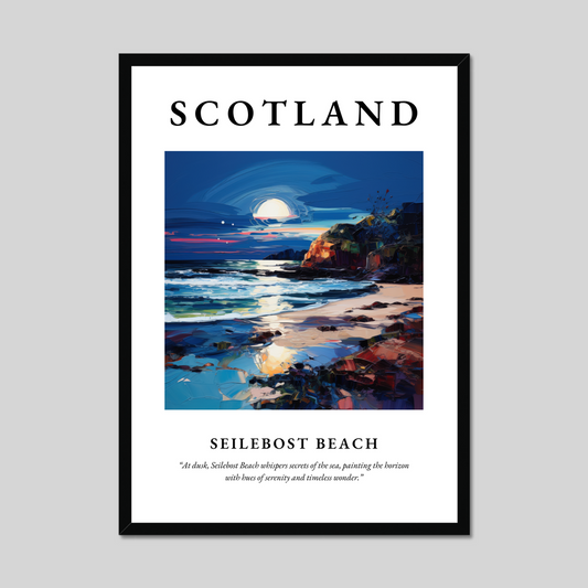 Poster of Seilebost Beach, Scotland.