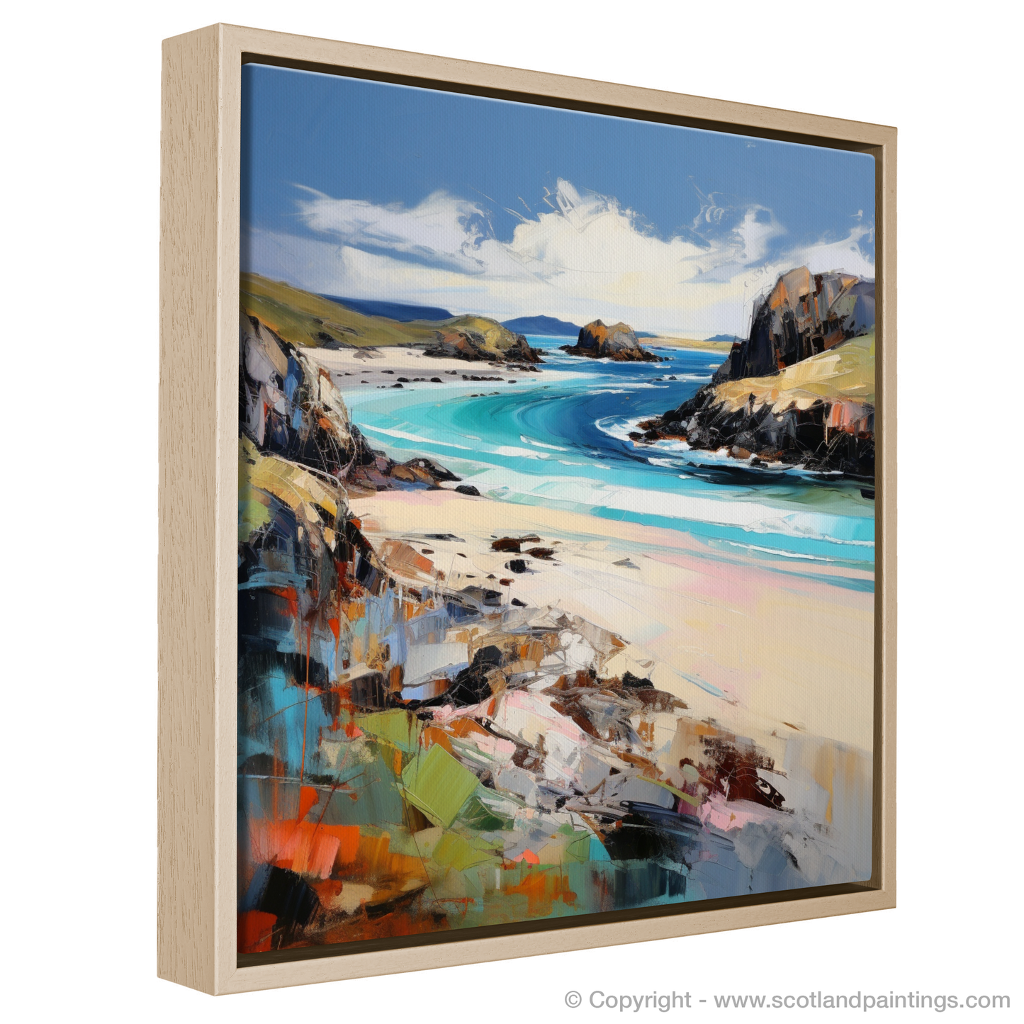 Painting and Art Print of Balnakeil Bay, Durness, Sutherland entitled "Expressionist Ode to Balnakeil Bay".