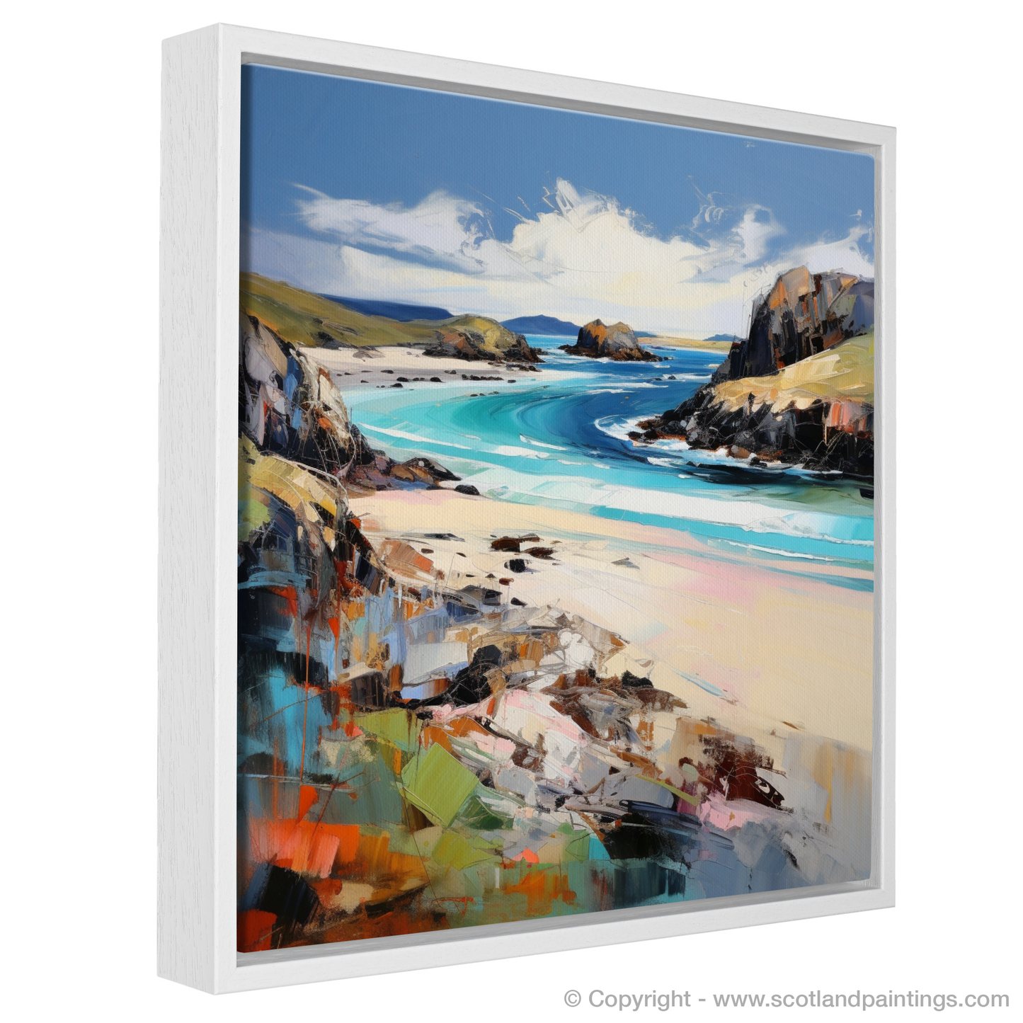 Painting and Art Print of Balnakeil Bay, Durness, Sutherland entitled "Expressionist Ode to Balnakeil Bay".