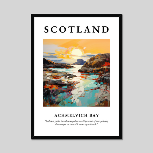 Poster of Achmelvich Bay, Scotland.