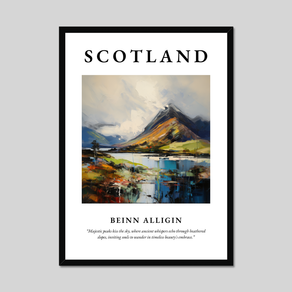 Poster of Beinn Alligin, Scotland.