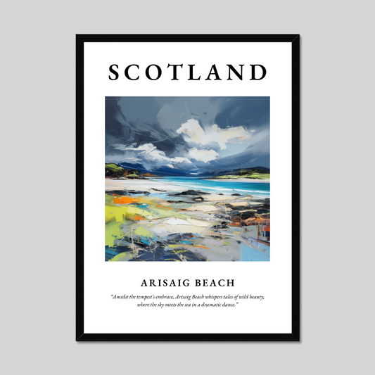 Poster of Arisaig Beach, Scotland.