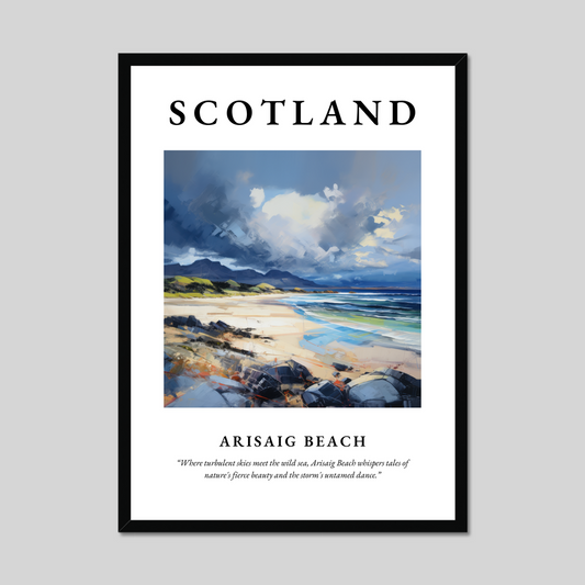 Poster of Arisaig Beach, Scotland.