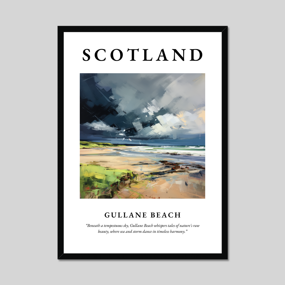 Poster of Gullane Beach, Scotland.