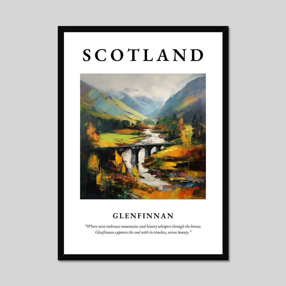 Poster of Glenfinnan, Scotland.