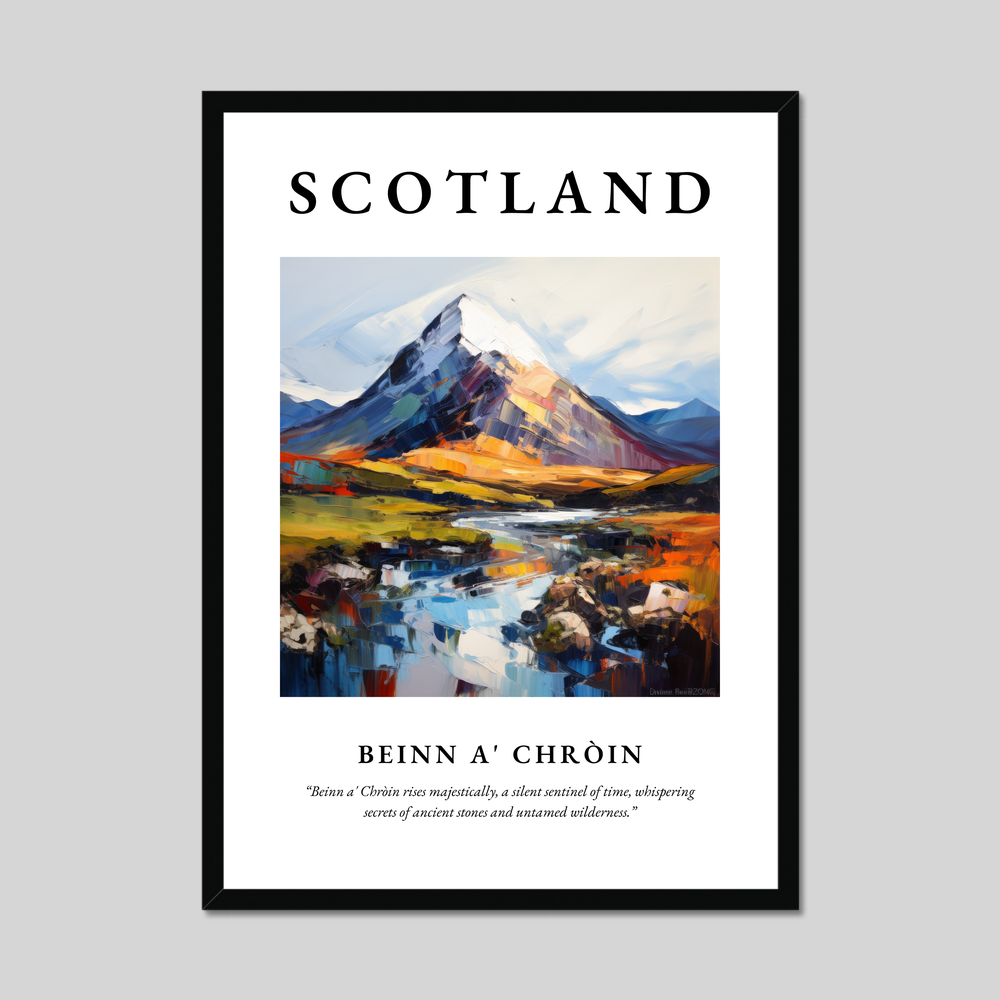 Poster of Beinn a' Chròin, Scotland.