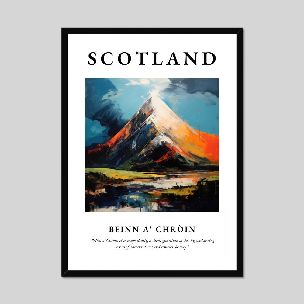 Poster of Beinn a' Chròin, Scotland.