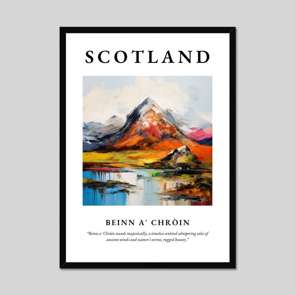 Poster of Beinn a' Chròin, Scotland.