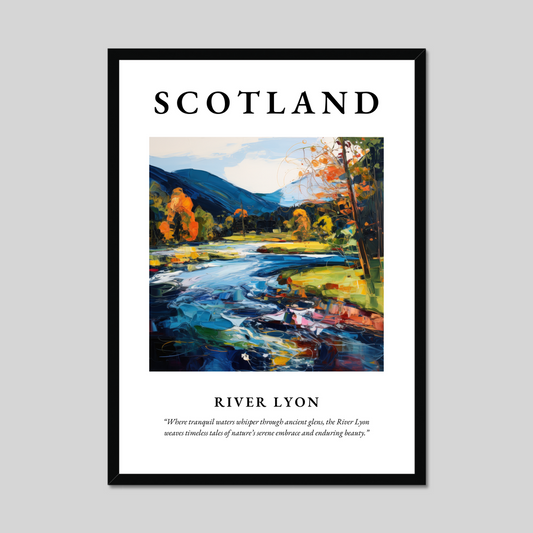 Poster of River Lyon, Scotland.