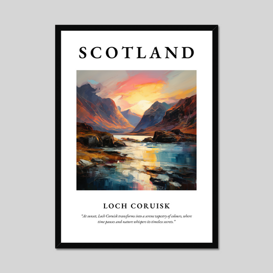 Poster of Loch Coruisk, Scotland.