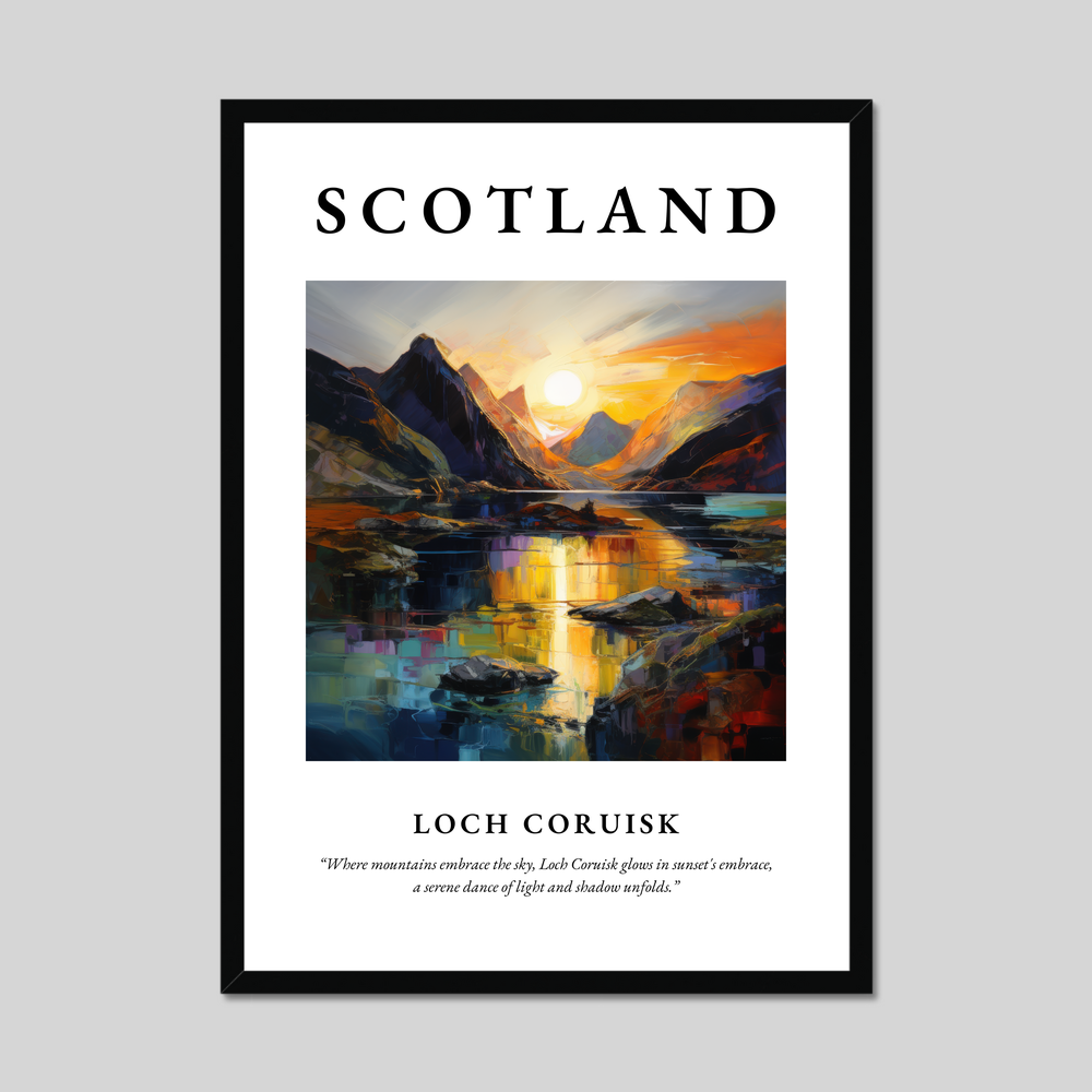 Poster of Loch Coruisk, Scotland.