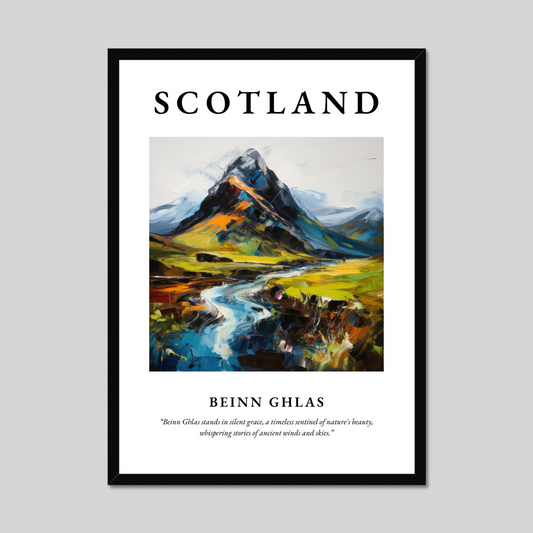 Poster of Beinn Ghlas, Scotland.