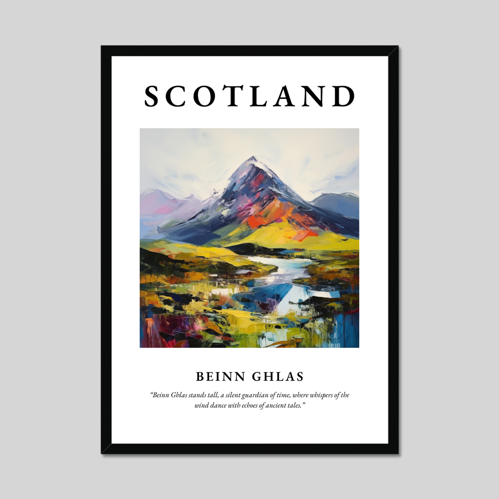 Poster of Beinn Ghlas, Scotland.