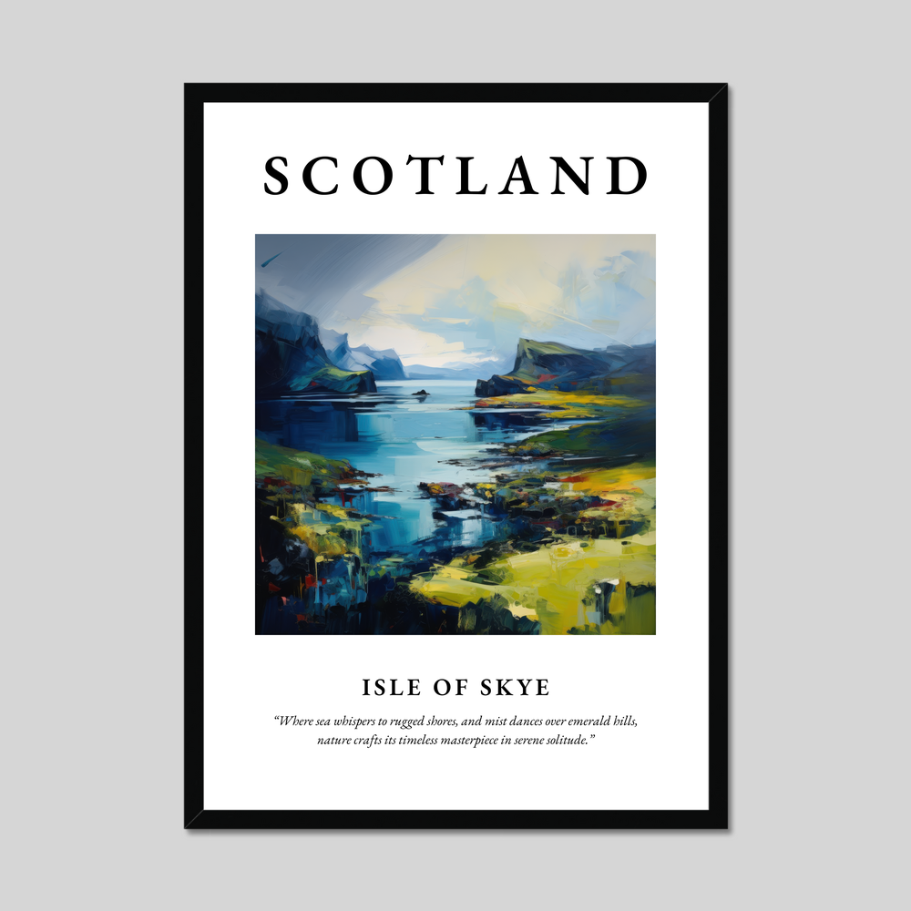 Poster of Isle of Skye, Scotland.