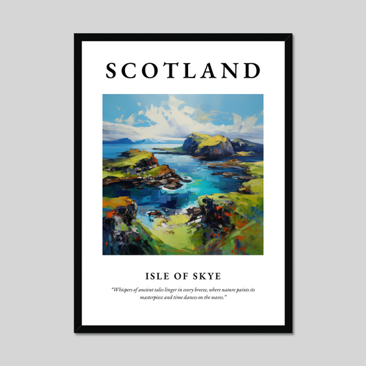 Poster of Isle of Skye, Scotland.