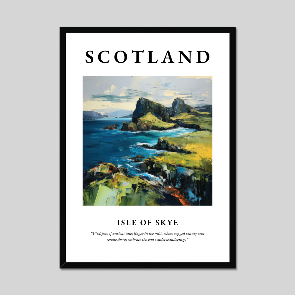 Poster of Isle of Skye, Scotland.