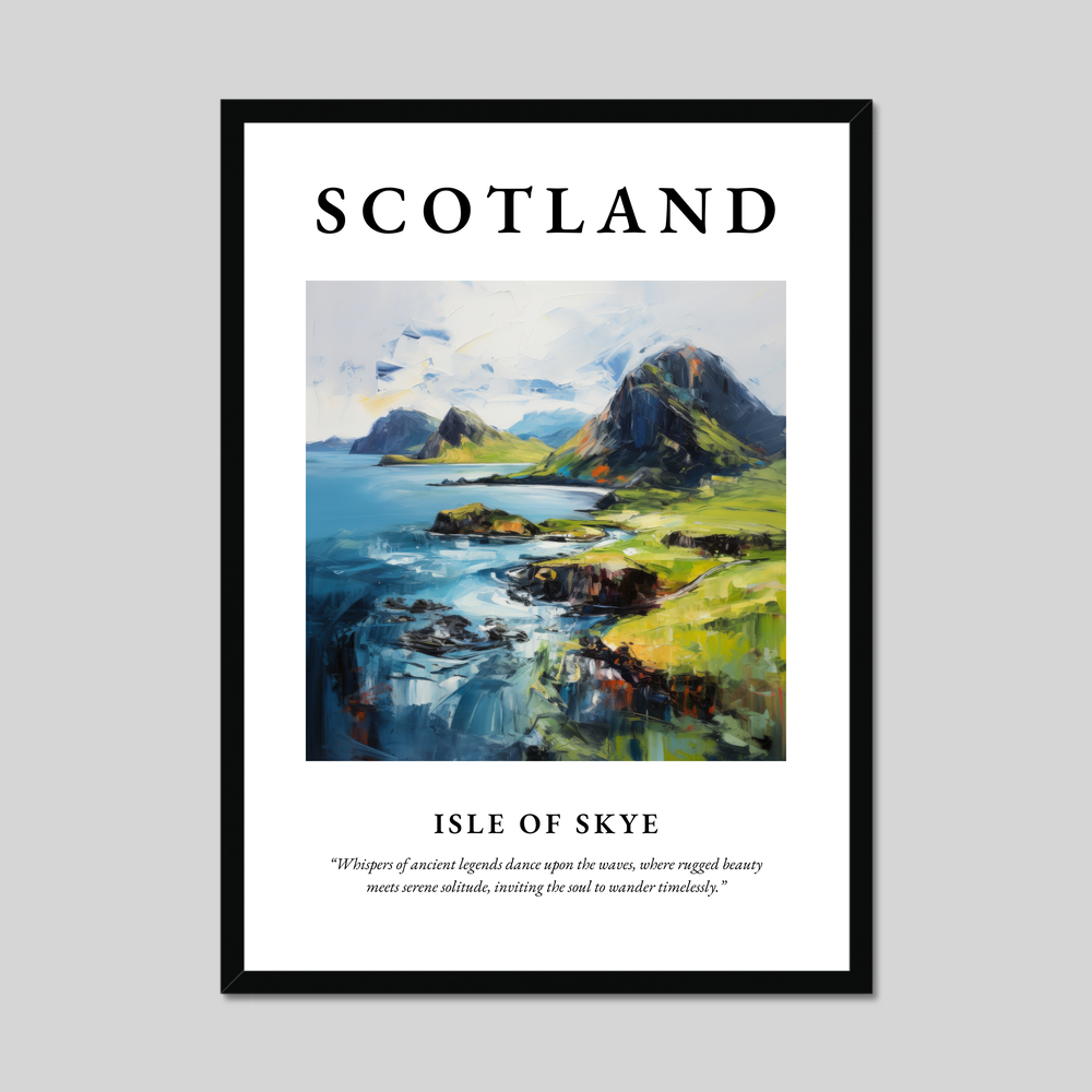 Poster of Isle of Skye, Scotland.