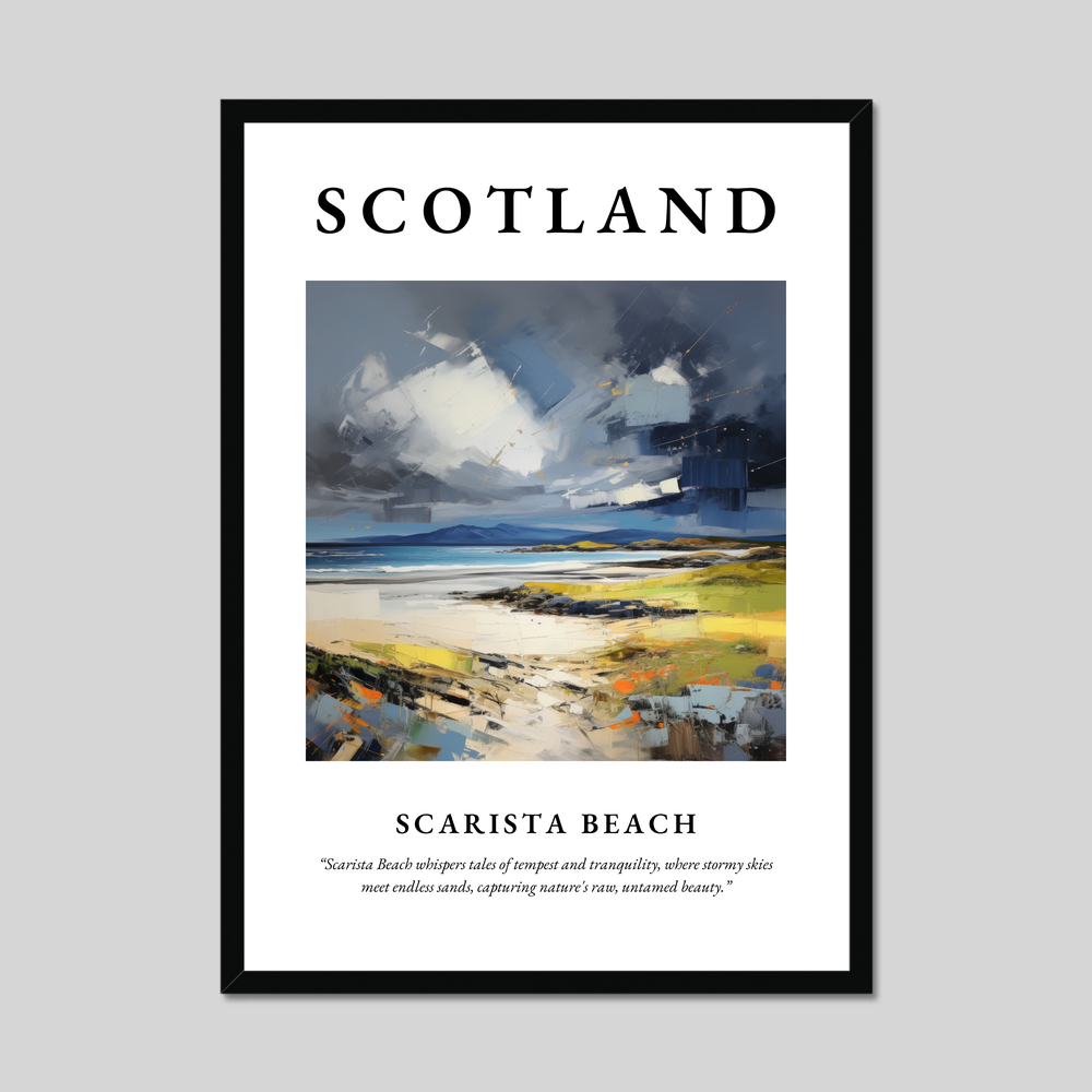 Poster of Scarista Beach, Scotland.