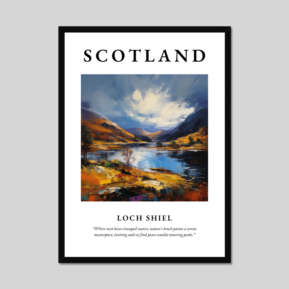 Poster of Loch Shiel, Scotland.