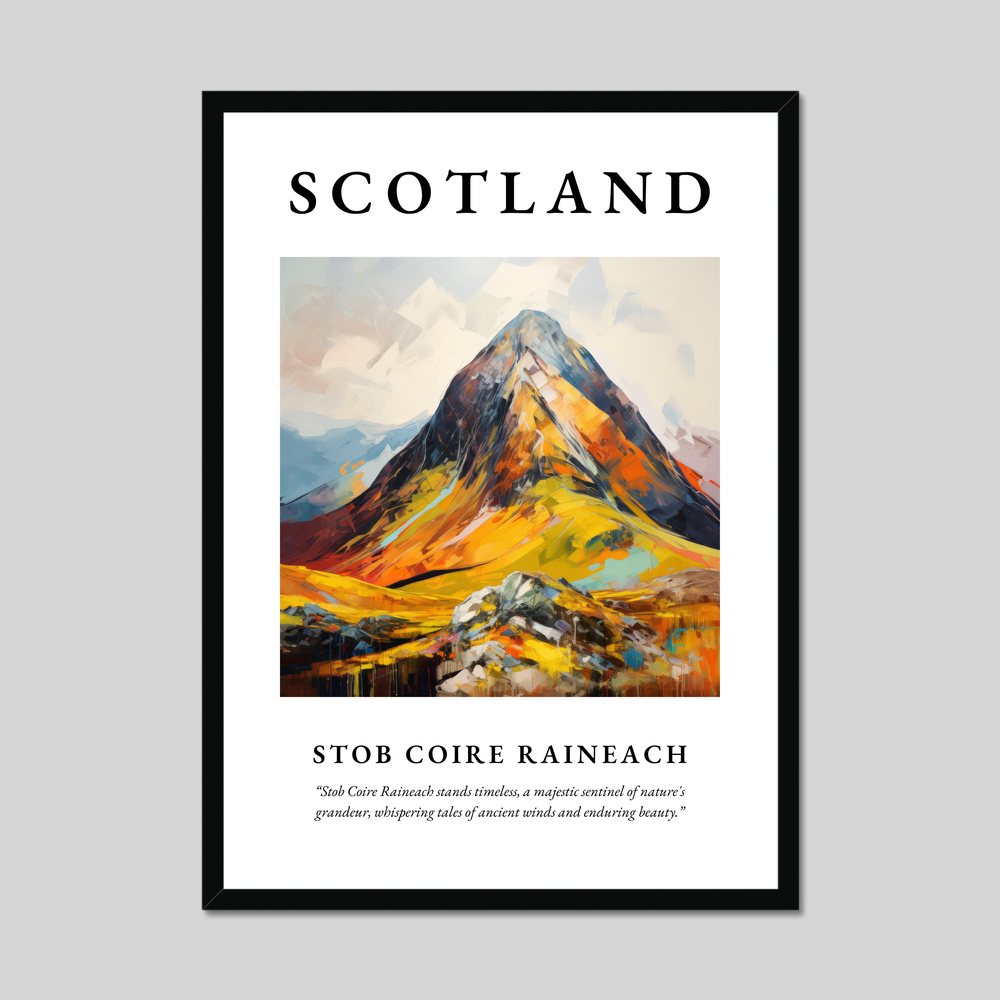 Poster of Stob Coire Raineach, Scotland.