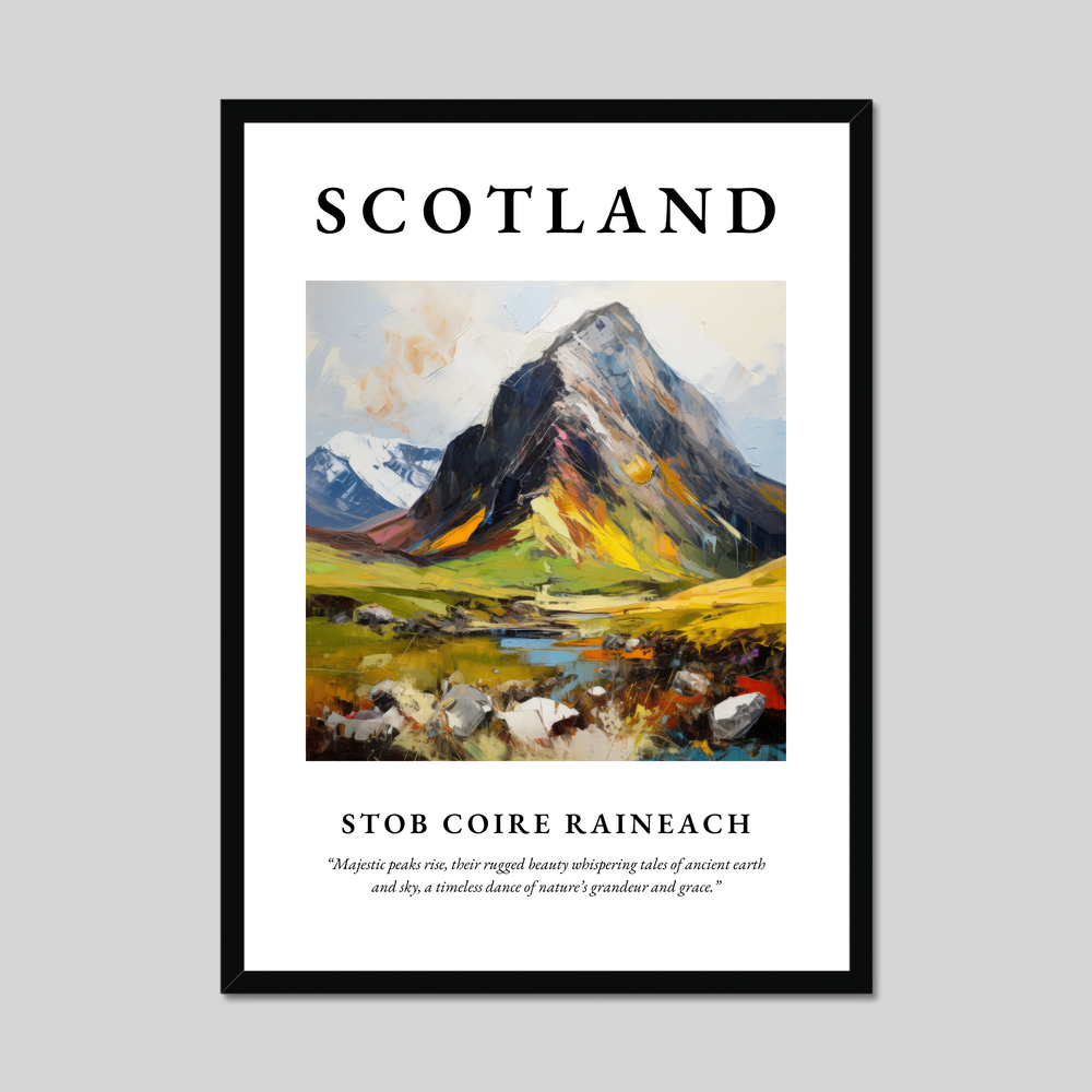 Poster of Stob Coire Raineach, Scotland.